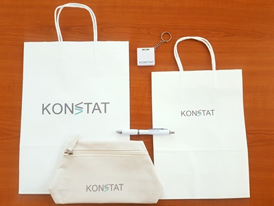 Papierové tašky - Konstat - sieťotlač