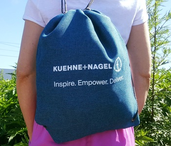 Sťahovací vak - Kuehne Nagel- sieťotlač