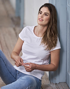 Dámske tričko s rolovanými rukávmi - Tee Jays