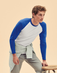 Tričko Baseball s dlhými rukávmi - FOM