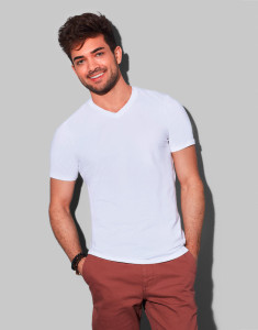 Stretch-T V-neck for men - Stedman