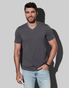 Stretch-T V-neck for men - Stedman