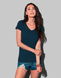 Tričko Megan V-neck - Stedman