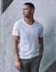 Pánske tričko Sof Tee s V-výstrihom - Tee Jays