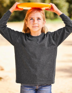 Detské tričko Valueweight s dlhými rukávmi  - FOM