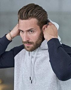 Mikina s kapucňou v dvoch tónoch - Tee Jays