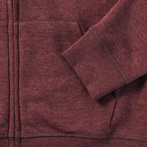 Dámska mikina HD s kapucňu a zipsom - Russel