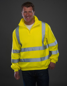 Fluo fleecová mikina s 1/4 zipsom - Yoko