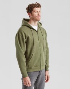Mikina na zips s kapucňou Premium - FOM