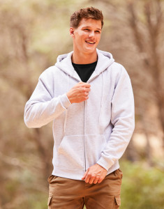 Mikina na zips s kapucňou Premium - FOM