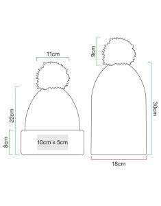 Čiapka Chunky s odnímateľným brmbolcom - Beechfield