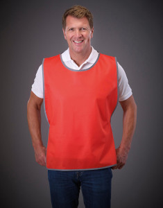 Reflexná vesta Fluo s lemovaním - Yoko