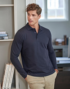 Luxusná Strečová Polokošeľa s Dlhými Rukávmi - Tee Jays