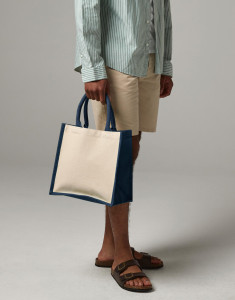 Nákupná taška Midi z tlačiarenskej Juty - Westford Mill