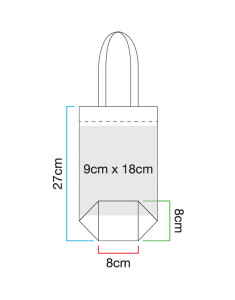 Bavlnená taška na víno Fairtrade - Westford Mill