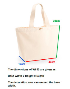 Veľká taška EarthAware™ Organic Marina Tote XL - Westford Mill