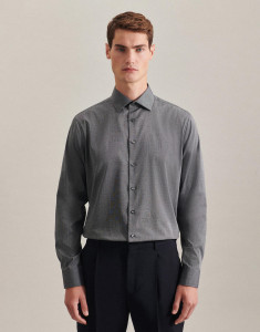 Košeľa s dlhými rukávmi Slim Fit 1/1 Business Kent - Seidensticker