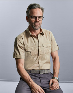 Košeľa s vyhrňovacími rukávmi - Russel