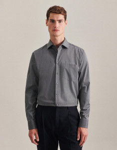 Košeľa Seidensticker Modern Fit s dlhým rukávom - Seidensticker