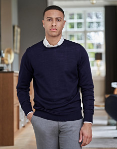 Pánsky pulóver s okrúhlym výstrihom - Tee Jays