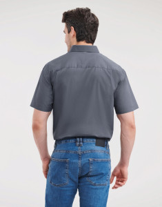 Pánska košeľa Poplin s kratkými rukávmi - Russel