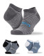 3-balenie pruhovaných teniskových ponožiek - Spiro