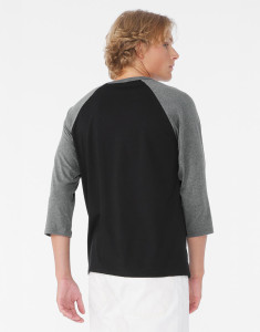 Tričko 3/4 Sleeve Baseball  - Bella+Canvas