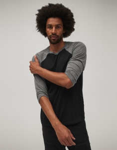 Tričko 3/4 Sleeve Baseball  - Bella+Canvas