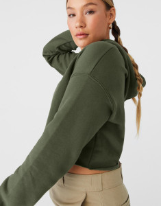 Dámska mikina Cropped Fleece - Bella+Canvas