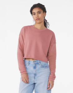 Dámska mikina Cropped Crew Fleece - Bella+Canvas