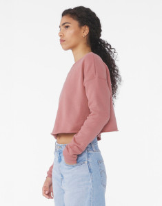 Dámska mikina Cropped Crew Fleece - Bella+Canvas