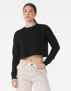 Dámska mikina Cropped Crew Fleece - Bella+Canvas