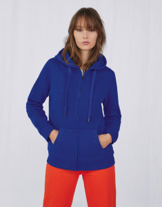 Mikina QUEEN Zipped Hood - B&C