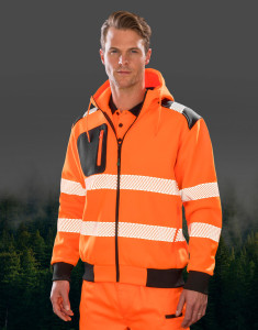 Mikina s kapucňou Recycled Robust Zipped Safety  - Result