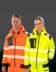 Mikina s kapucňou Recycled Robust Zipped Safety  - Result