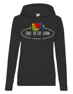 Dámska mikina Vintage s kapucňou a veľkým logom  - FOM