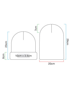 Original čiapka s lemom z organickej bavlny - Beechfield