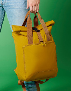 Recyklovaný ruksak Twin Handle Roll-Top Laptop  - Bag Base