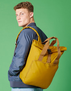 Recyklovaný ruksak Twin Handle Roll-Top Laptop  - Bag Base