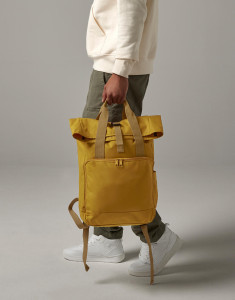 Recyklovaný ruksak Twin Handle Roll-Top Laptop  - Bag Base