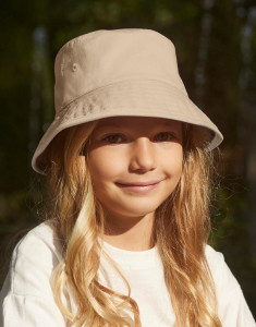 Detský klobúk Junior Organic Cotton Bucket Hat - Beechfield
