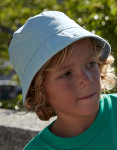 Detský klobúk Junior Organic Cotton Bucket Hat - Beechfield