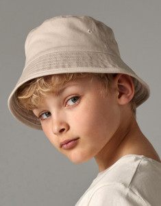 Detský klobúk Junior Organic Cotton Bucket Hat - Beechfield