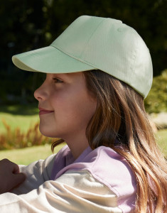 5 panelová detská šiltovka z organickej bavlny - Beechfield