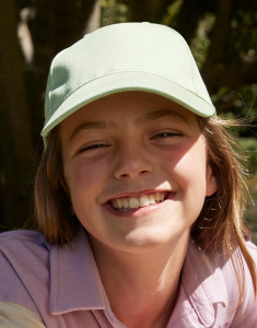 5 panelová detská šiltovka z organickej bavlny - Beechfield