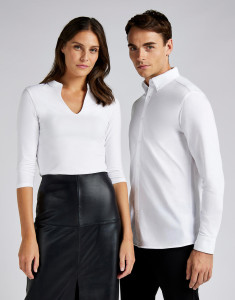 Top so stojatým golierom a 3/4 rukávmi - Kustom Kit