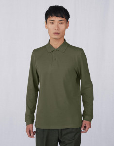 Polokošeľa s dlhými rukávmi My Polo 180 LSL - B&C