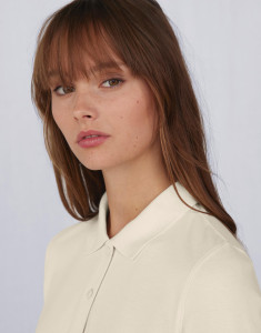 Dámska polokošeľa s dlhými rukávmi My Polo 180 LS - B&C