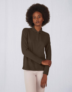 Dámska polokošeľa s dlhými rukávmi My Polo 210 - B&C