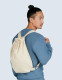 Plátený batoh s popruhmi a šňúrkami - SG - Bags